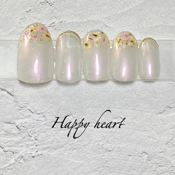 押し花ネイル