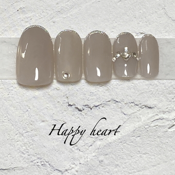 ほぼワンポイントネイル