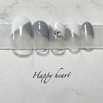 クロスフレンチネイル