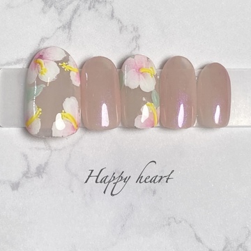 ハイビスカスネイル