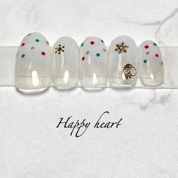 クリスマスネイル