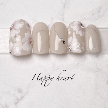 お花いっぱいネイル