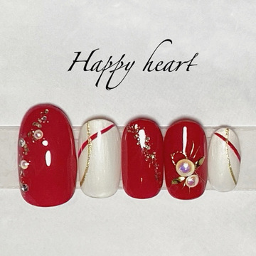 華やか和ネイル